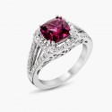 Alliance Charmillot en Or 375/1000 Rose et Diamant